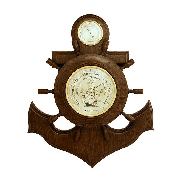 Бытовая метеостанция БМ-6 барометр фото 1