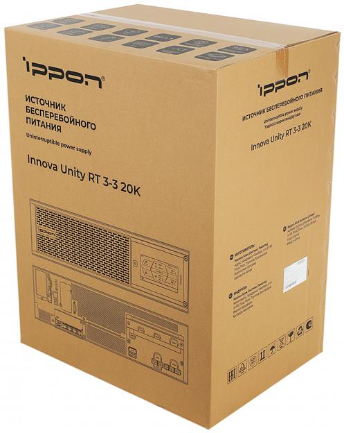 Источник бесперебойного питания Ippon Innova Unity RT 3-3 20K 20000Вт 20000ВА черный фото 3