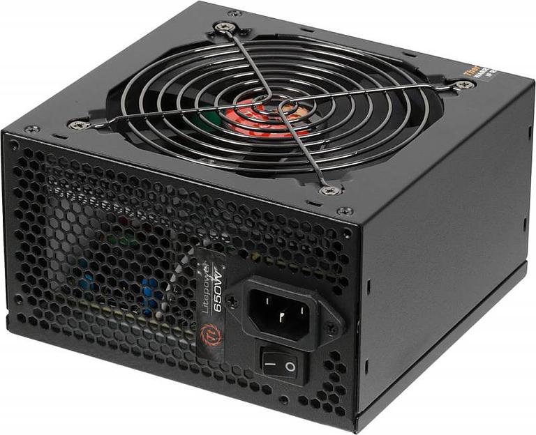 Блок питания Thermaltake ATX 650W LT-650P (24+4+4pin) APFC 120mm fan 5xSATA RTL фото 2