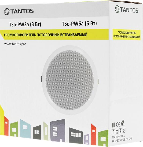 Громкоговоритель Tantos TSo-PW3a потолочный 3Вт белый (00-00026404) фото 3