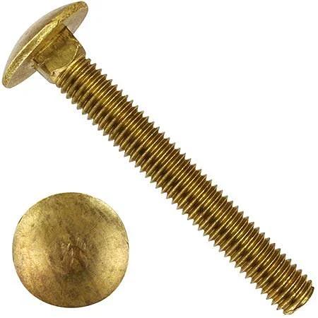 Болт мебельный жёлтый М10 L 40-150 DIN 603 ОПТ фото 1