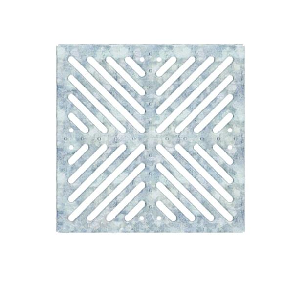 Водоприемная решётка штампованная оцинкованная фото 1