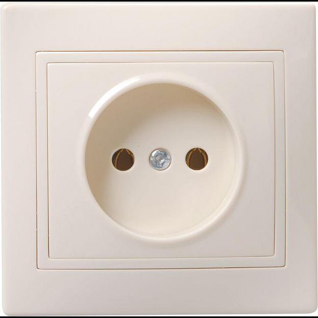 Iek ERK13-K33-10-DM РС10-2-ККм Розетка 1местн. без з/к без защ.штор. 10А КВАРТА (кремовый) фото 1