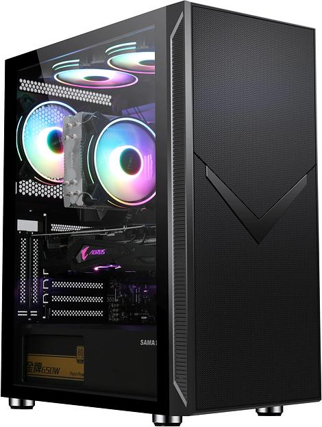 Корпус Accord 3501 черный без БП ATX 2xUSB2.0 1xUSB3.0 1xUSB3.1 audio bott PSU фото 8