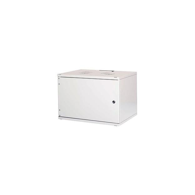 Шкаф коммутационный LANDE NetBox Soho LN-SH12U5440-LG-F0-2 настенный, металлическая передняя дверь, 12U, 540x595x400 мм фото 1