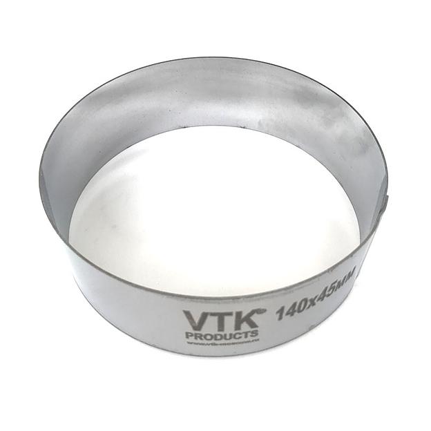 Форма для выпечки и заморозки Кольцо диаметр 140 мм высота 45 мм фото 2