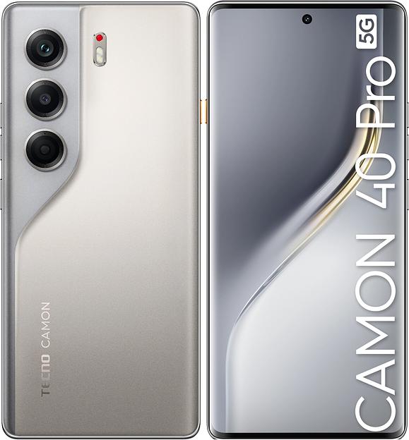 Смартфон Tecno Camon 40 Pro 5G 256Gb 12Gb титановый моноблок 3G 4G 6.78" 1080x2436 Android 15 50Mpix 802.11 a/b/g/n/ac/ax NFC GPS GSM900/1800 GSM1900 Protect фото 1
