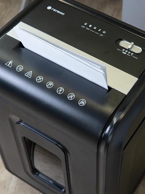 ГЕЛЕОС Уничтожитель документов УМ32-4 DIN P-4 (4 ур-нь секр.), фрагмент 4х30мм, 32 лист (70г/м2), CD/пл.карты/скрепки/скобы, 32 литра фото 9