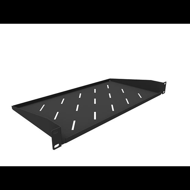 Полка консольная для шкафов глубиной 400мм, (глубина полки 250мм) распределенная нагрузка 20кг, цвет-черный (SNR-SHELF-04025-20BC) фото 1