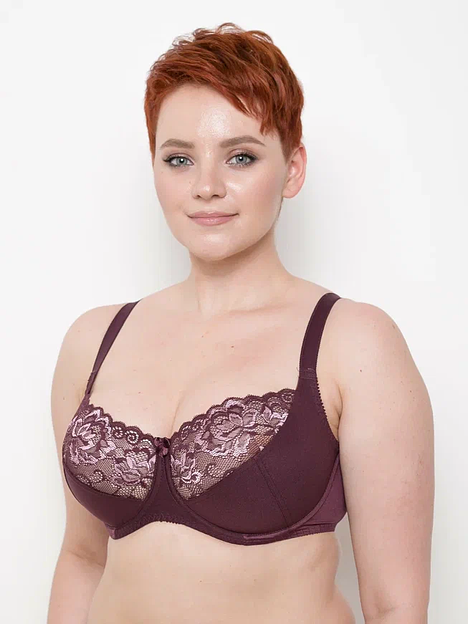 Бюстгальтер АйЛайк модель № 10294 цвет слива ОПТ фото 2