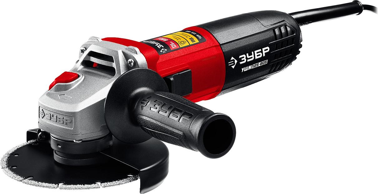 Углошлифовальная машина Зубр УШМ-125-805 800Вт 11000об/мин рез.шпин.:M14 d=125мм фото 1