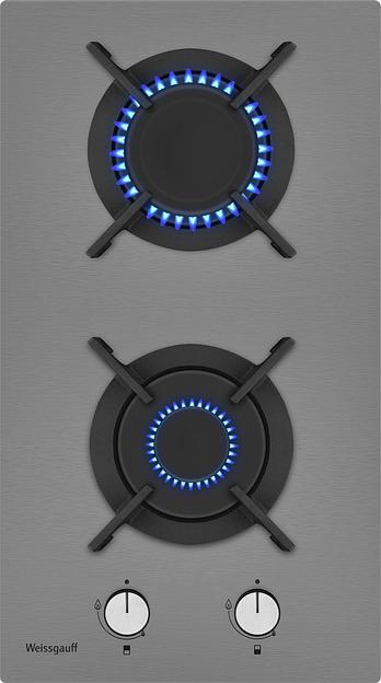 Газовая варочная поверхность Weissgauff HGG 320 XRV, независимая, нержавеющая сталь фото 1