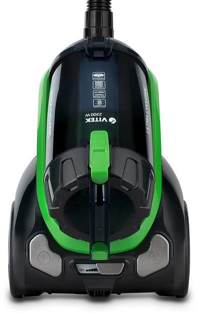 Пылесос Vitek VT-8130 2200Вт черный/зеленый фото 4