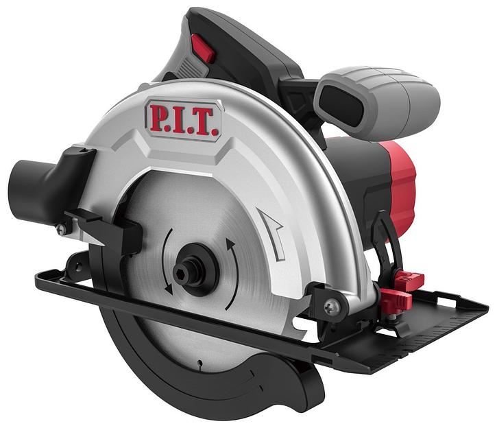Циркулярная пила (дисковая) P.I.T. PKS185-C3 1400Вт (ручная) фото 1