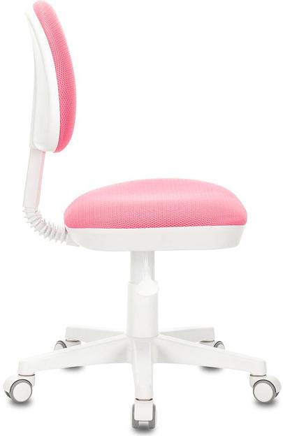 Кресло детское Бюрократ KD-3 розовый TW-13A крестов. пластик белый фото 3