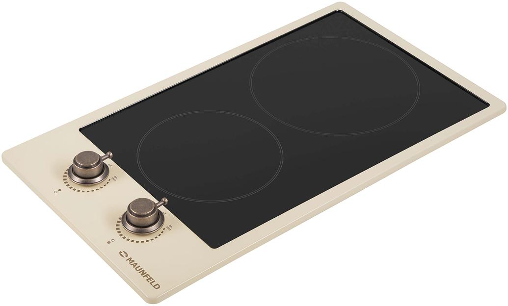 Варочная поверхность Maunfeld EEHE.32VCBGB.R бежевый/черный фото 3