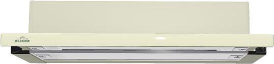 Вытяжка встраиваемая Elikor Интегра Glass 60П-400-В2Д бежевый/стекло бежевое управление: кнопочное (1 мотор) фото 1