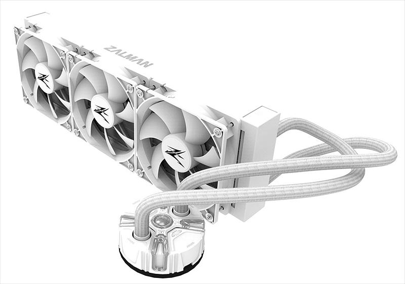 Система водяного охлаждения Zalman CPU Liquid Cooler 360mm, White (Reserator5 Z36 White) фото 5