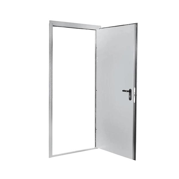 Противопожарная дверь РПК ДМПГ-60-1 правая 78х208см светло-серый фото 2