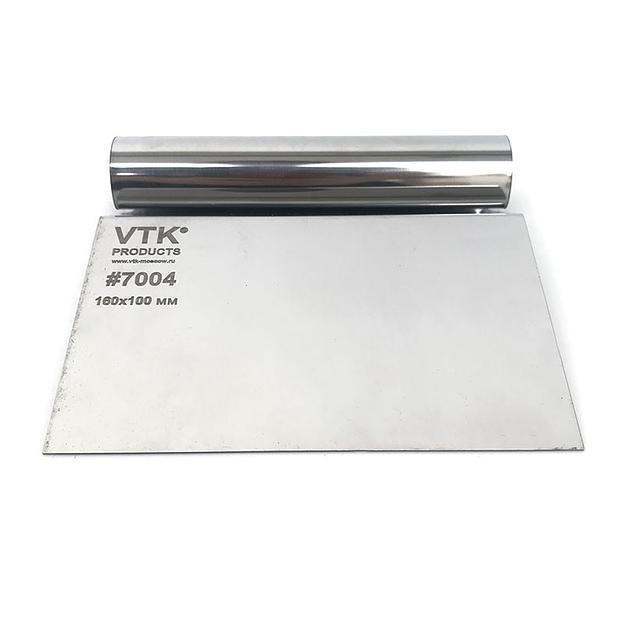 Шпатель скребок 160х100 мм нержавеющая сталь фото 2