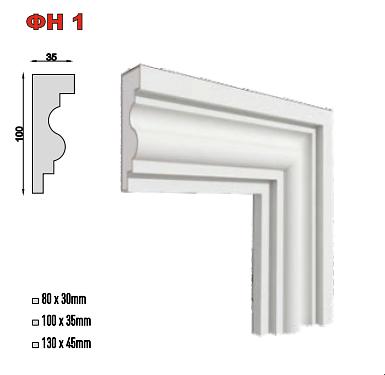 Фасадные наличники ФН-1 фото 1