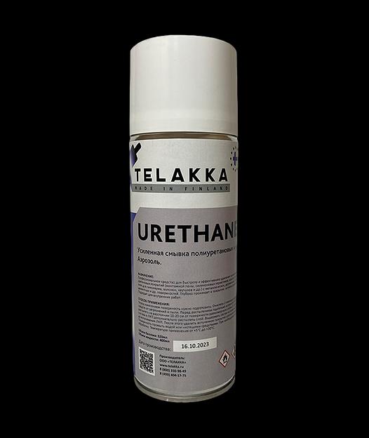 Смывка для монтажной пены, силиконового герметика, полиуретана усиленная TELAKKA URETHANE PRO 400мл фото 1