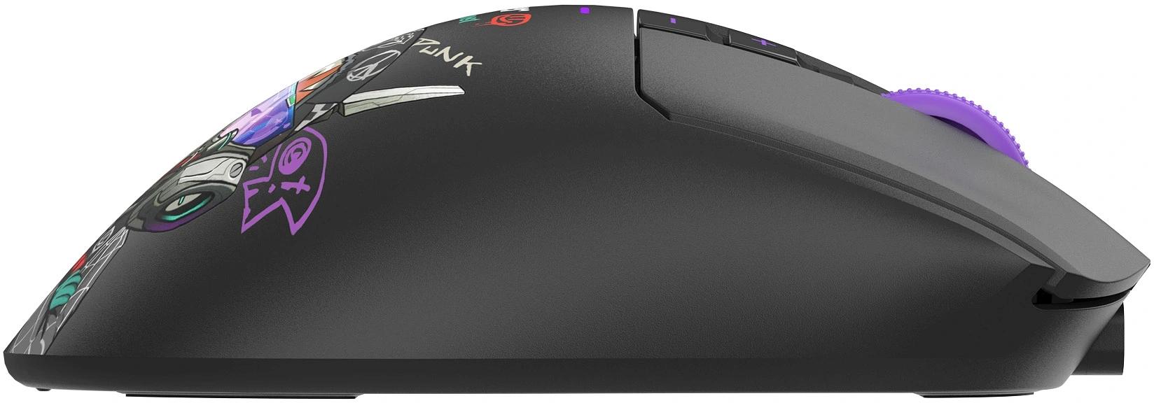 Мышь A4Tech Bloody R73 Ultra Duo черный/рисунок оптическая 20000dpi беспров. USB-C 7but (R73 ULTRA DUO CYPHER GHOST) фото 6