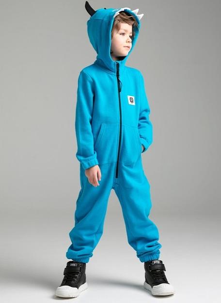 Комбинезон для мальчиков PlayToday «Monsters», рост 116 см, голубой ОПТ фото 6