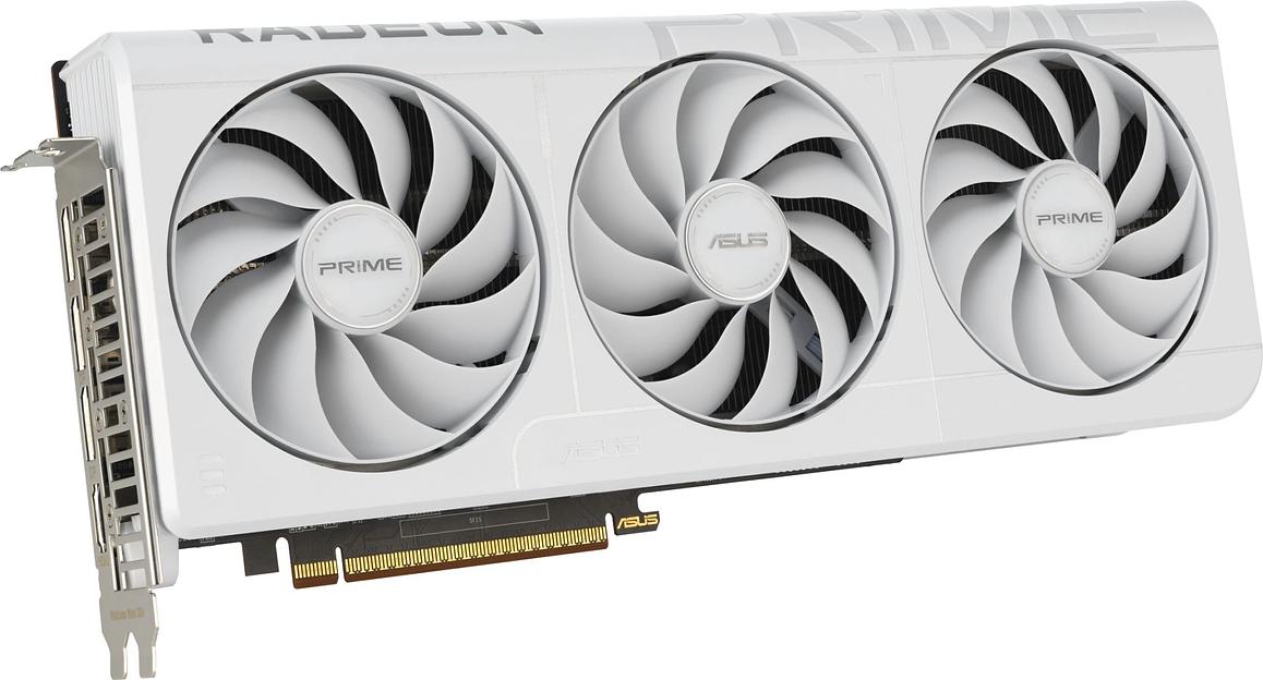 Видеокарта Asus PCI-E 5.0 PRIME-RX9070XT-O16GWHITE AMD Radeon RX 9070XT 16Gb 256bit GDDR6 2460/20000 HDMIx1 DPx3 HDCP Ret фото 4