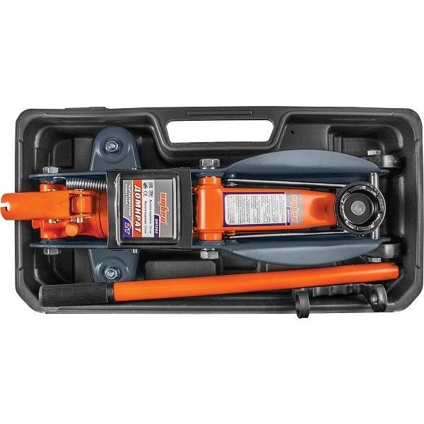 Ombra OHT202C Домкрат подкатной в кейсе 2 т., 135-330 мм фото 1