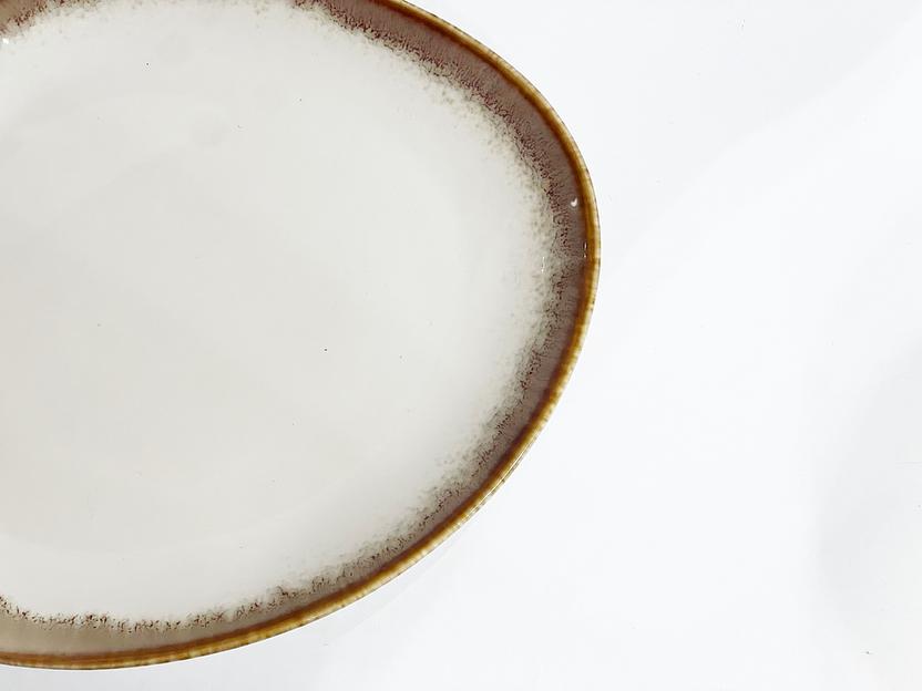 Тарелка фарфоровая 21 см «Pearl collection» SR1-001 Pearl, опт фото 3