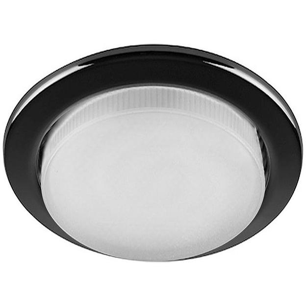 Светильник ДВО-15w GX53 без лампы черный хром фото 1