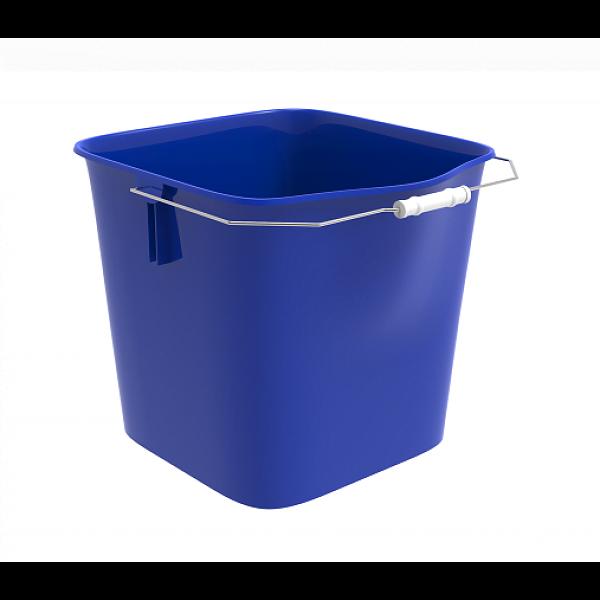 Ведро пластиковое для уборочной тележки, синее, 20 литров, Россия (406597) фото 1