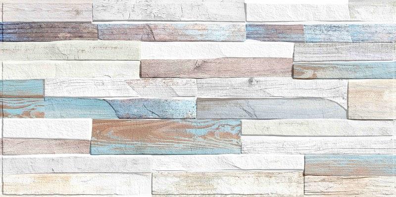 Плитка Alma Ceramica Mattone 249x500 серый Глянцевая фото 1