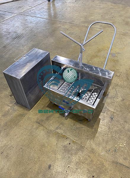 Пресс-тележка для творога 100 литров фото 4