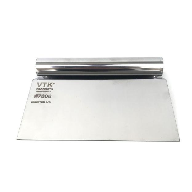 Шпатель скребок 200х100 мм нержавеющая сталь фото 2