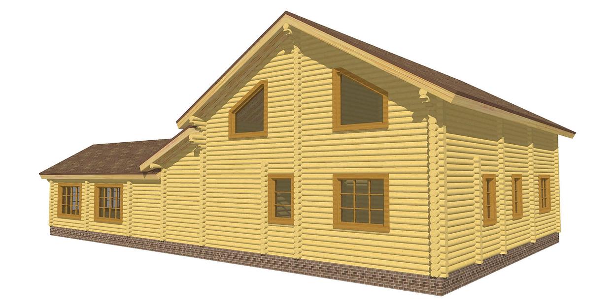 Проект дома ДД-316-4 22,5x14,5 фото 5