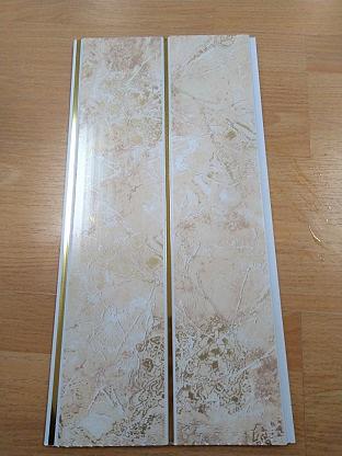 Панель ПВХ потолочная двухсекционная 240×3000 Софито медовая/рапсодия фото 1