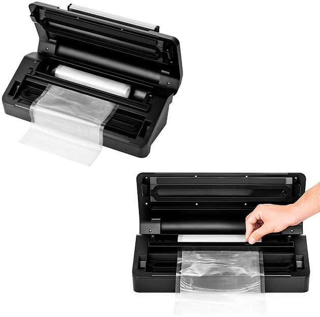 Вакуумный упаковщик Kitfort КТ-1532 130Вт шир.пак.:30см черный/серебристый фото 3