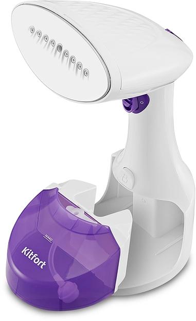 Отпариватель ручной Kitfort КТ-9206 1200Вт белый/фиолетовый фото 6