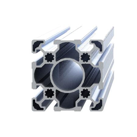 Алюминиевый конструкционный профиль 90x90L анодированный фото 1