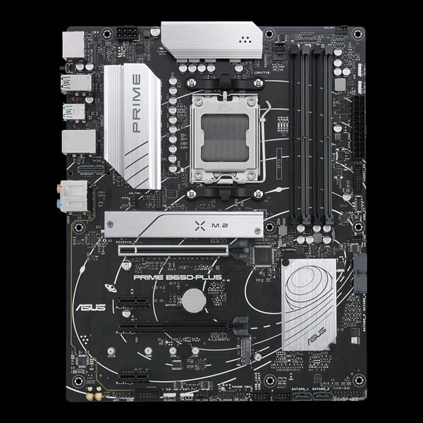Материнская плата ASUS PRIME B650-PLUS, Socket AM5, B650, 4*DDR5, HDMI+DP, 4xSATA3 + RAID, M2, Audio, Gb LAN, USB 3.2, USB 2.0,ATX; 90MB1BS0-M0EAYC (PRIME B650-PLUS-CSM) фото 1