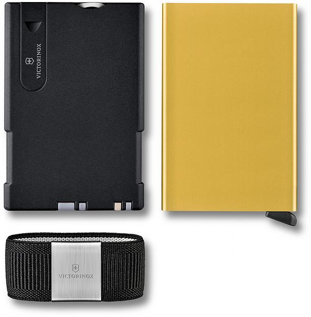 Швейцарская карта Victorinox Smart Card Wallet Delightful (0.7250.38) золотистый коробка подарочная фото 6