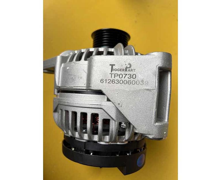 Генератор 28V 80A 6-ти ручейковый SHAANXI WP12/WP10 Евро-3 612630060039 TiggerPart фото 1