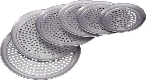 Противень для пиццы d=33 см. h=1 см. перфор. алюм. MGsteel /1/75/ фото 1