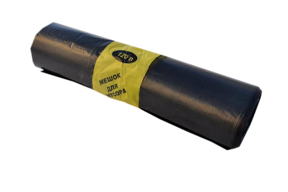 Мешки для мусора ПВД 120л 30 шт 45 мкр фото 1