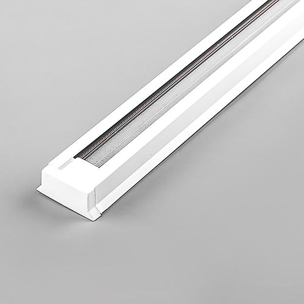 Шинопровод для трековых светильников 3м белый (в наборе токовод заглушка крепление) фото 1