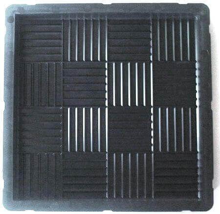 Формы тротуарной плитки размер паркет 30×30×3 см опт фото 3