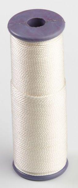 Нить полиамидная белая Текс 187*1*2 (катушка 50г) фото 1