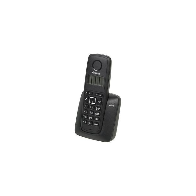 Радиотелефон Gigaset A116 RUS, черный [s30852-h2801-s301] фото 1
